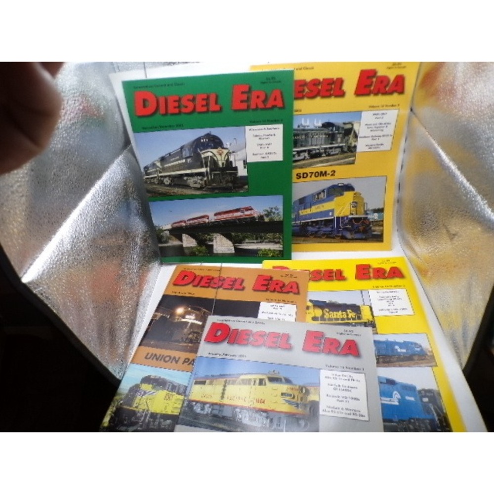 Diesel Era Magazine Lot 5 Issues 2004-2005 Union Pacific SD70ACe SD70M-2 Alco RS